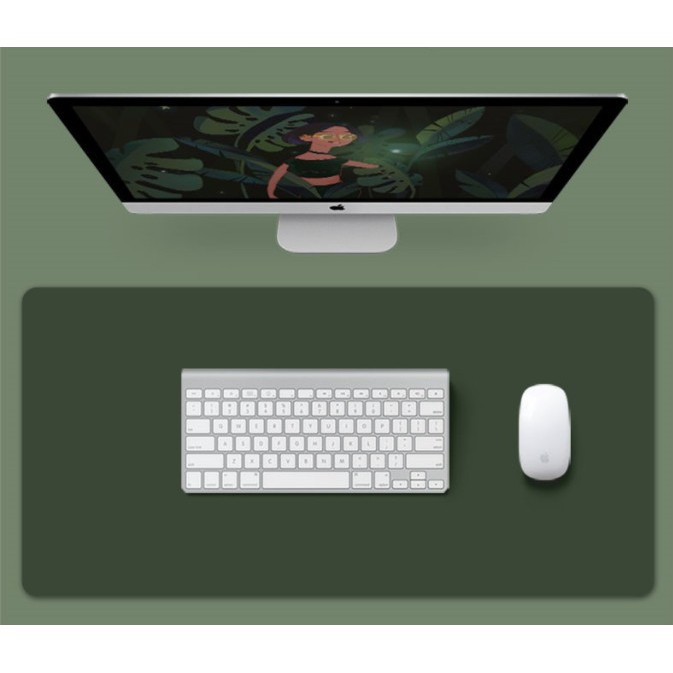Thảm Trải Bàn Làm Việc DeskPad Da Size Lớn 120x60, 120x50, 100x50 Kiêm Bàn Di Chuột Máy Tính Mouse Pad Cỡ Lớn Chống Nước