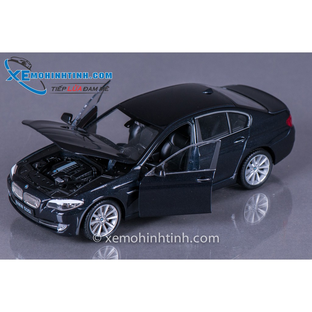 Xe Mô Hình Bmw 535I 1:24 Welly (Đen)