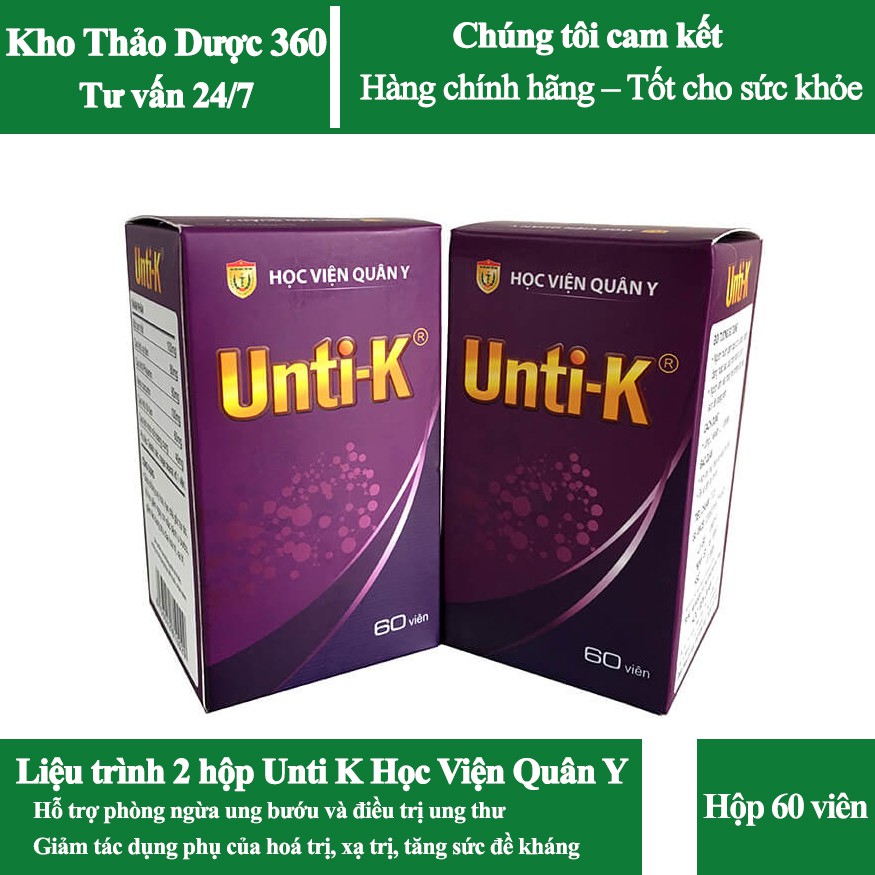 Liệu Trình 2 Hộp Unti-K của Học viện Quân Y