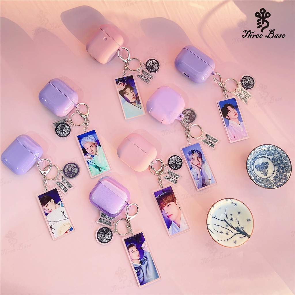 SAMSUNG Vỏ Bảo Vệ Hộp Sạc Tai nghe không dây airpods 3 gen 2 pro / 2 / pro / Móc Khóa Hình Tượng Phật Hàn Quốc