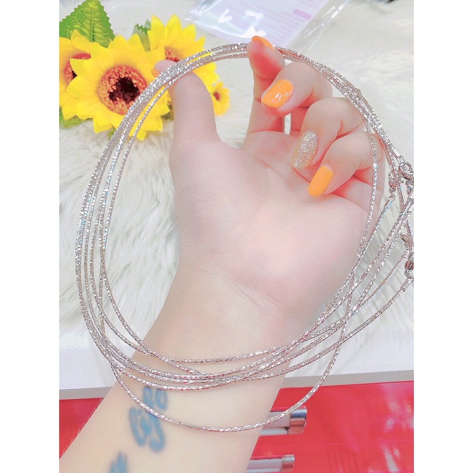 Kiềng cổ nữ cao cấp hàng xuping cực bền màu KCXP36 trắng