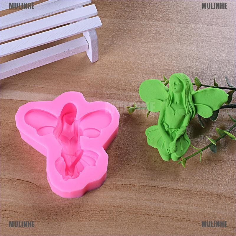 Khuôn Silicone Tạo Hình Thiên Thần Tiên 3D Trang Trí Bánh