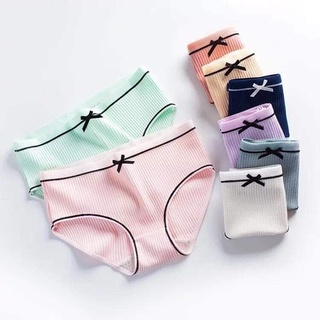 Quần Lót Cute Combo 10C Quần Lót Bánh Bèo Len Tăm Kháng Khuẩn Hàng Quảng Châu Cao Cấp
