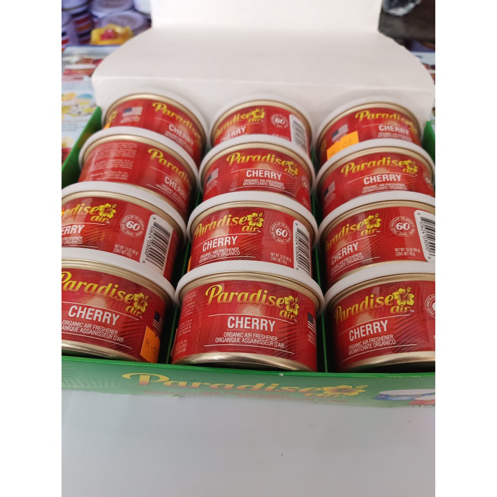 Sáp Thơm Phòng và Ô tô  Paradise Cherry Hương trái cây hạnh nhân kẹo bông gòn vanni