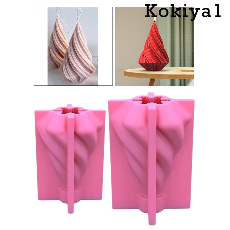 Khuôn Silicone Làm Nến Thơm Hình Nón Không Đều
