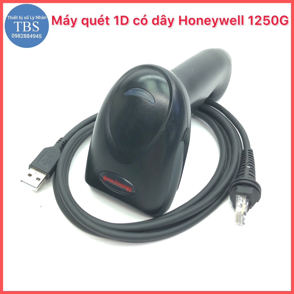 Máy quét mã vạch có dây 1D Honeywell 1250G quét mã nhạy, giá rẻ