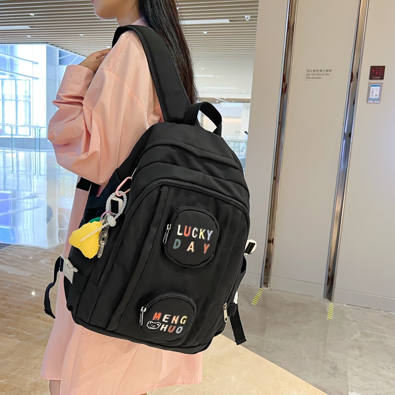 Balo Prettyzys Hàn Quốc 2022 sức chứa lớn 15.6 inch cho nữ sinh