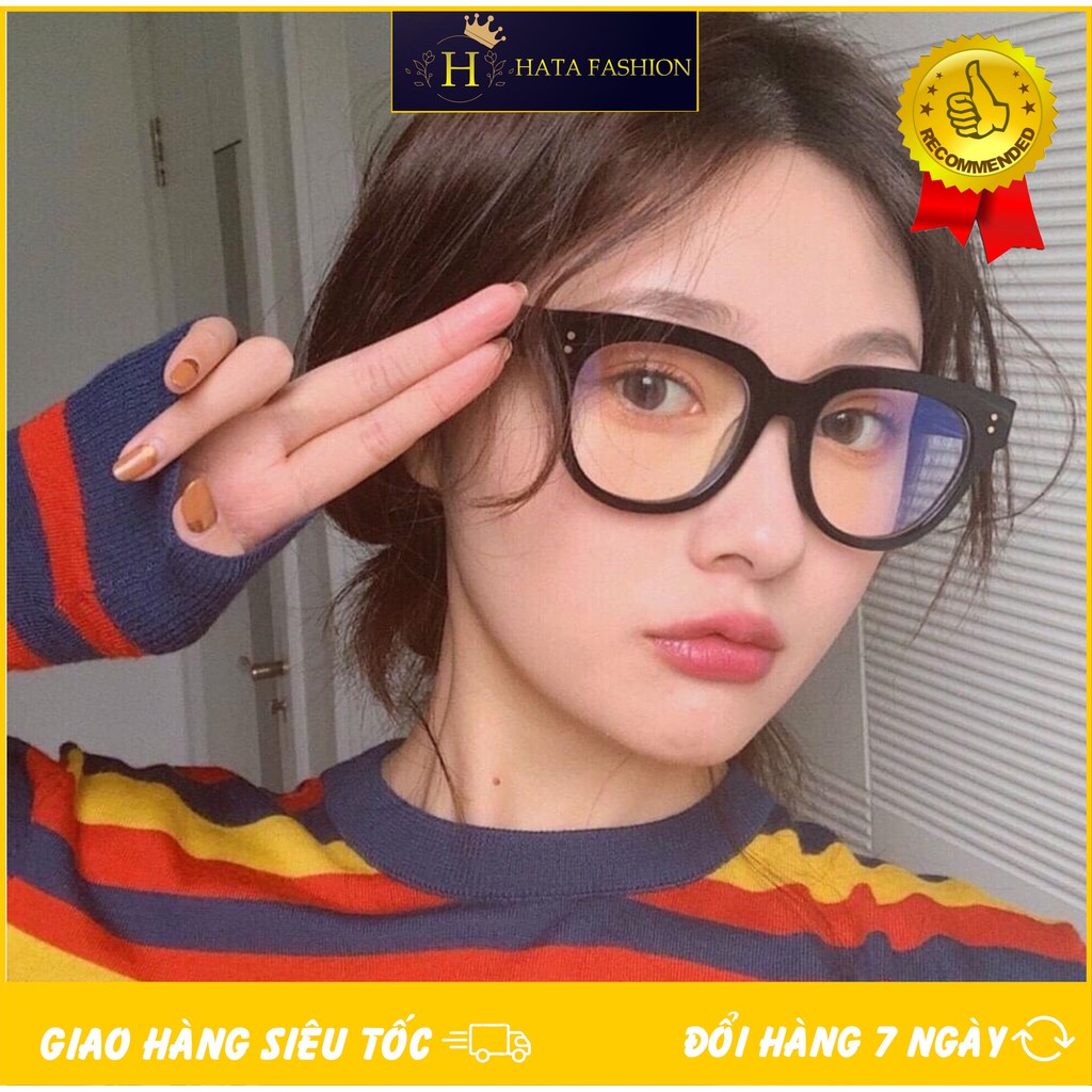 MẮT KÍNH GỌNG CẬN CHỮ V FORM VUÔNG HÀN QUỐC HOT TREND 2020 | BigBuy360 - bigbuy360.vn