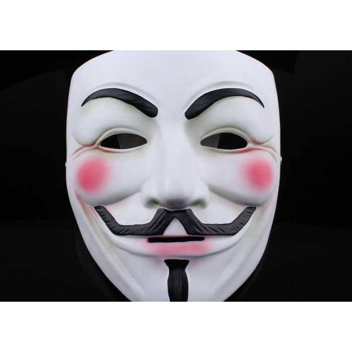 Mặt nạ nhựa hóa trang hacker Anonymous