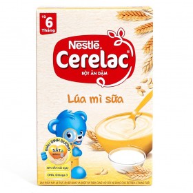 Bột ăn dặm Cerelac Lúa Mì Sữa 200G