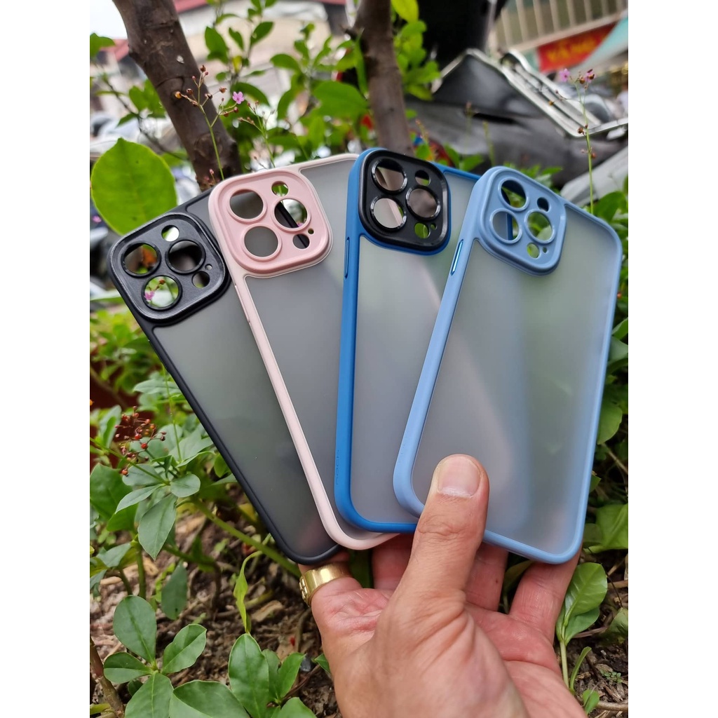 Ốp ROCK lưng nhám cứng viền mềm chống sốc - bảo vệ camera cho ip 13/13pro/13 pro max
