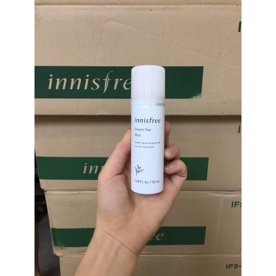 Xịt Khoáng Trà Xanh Innisfree Green Tea Mineral Mist.