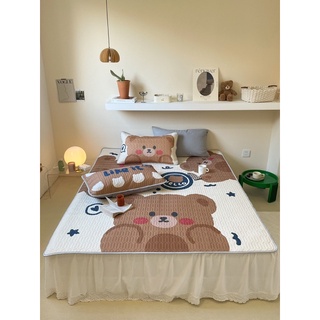 Chiếu Cao Su Non 5D - bộ chiếu trải giương + 2 vỏ gối nằm - chiếu điều hoà