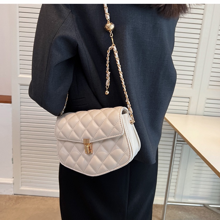 Túi Đeo Vai Hình Thoi Cỡ Nhỏ Màu Vàng Dễ Phối Đồ Thời Trang Cho Nữ