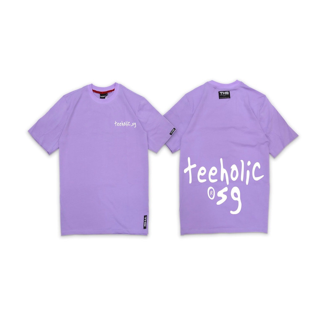 Áo Thun Unisex Basic Logo TeeHolic Ver2 THS.SG Màu Xanh, Hồng, Vàng, Cam, Tím