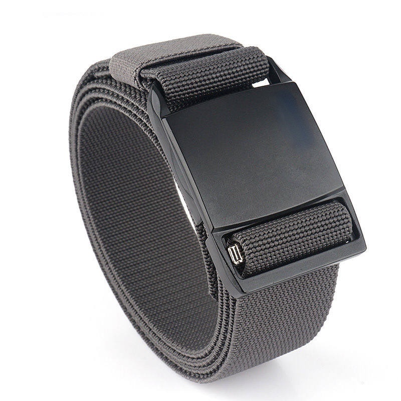 Thắt Lưng Nam Bằng Vải Canvas Khóa Nam Châm Thời Trang