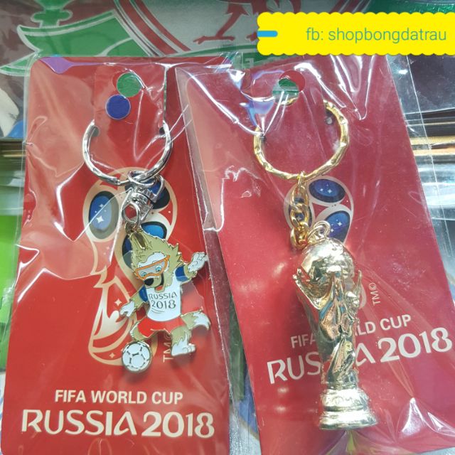 Móc khóa lưu niệm World Cup cho fan bóng đá