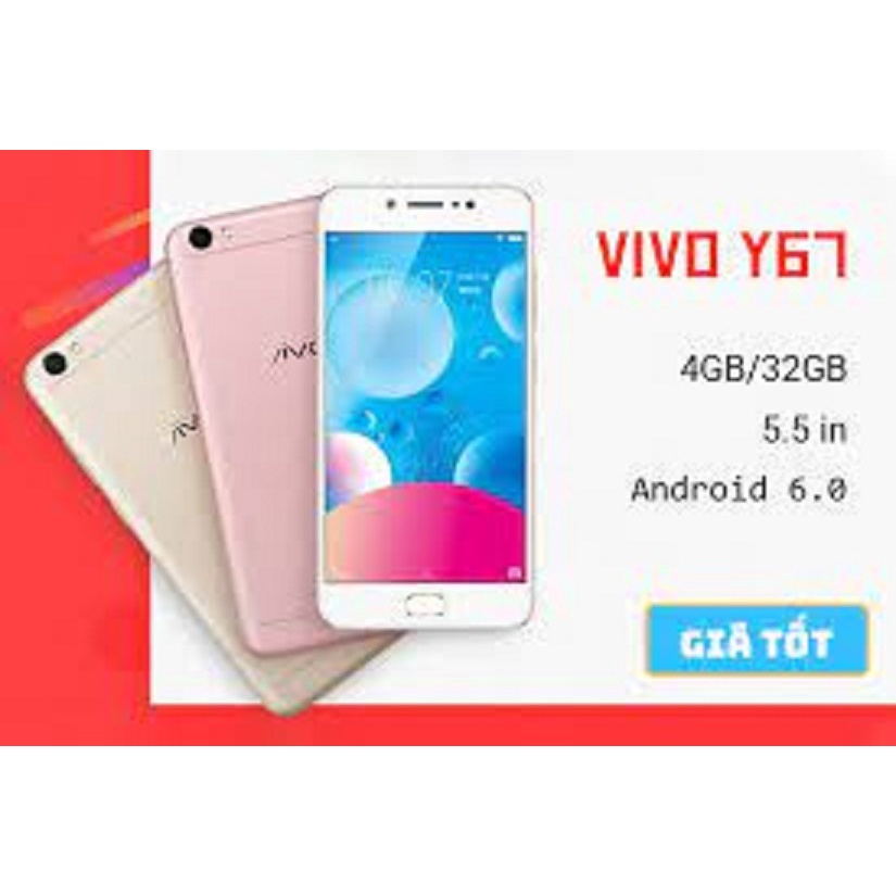 [ Rẻ Hủy Diệt ] điện thoại Vivo Y67 ram 6G bộ nhớ 128G mới Chính Hãng, Chiến Liên Quân chất đỉnh