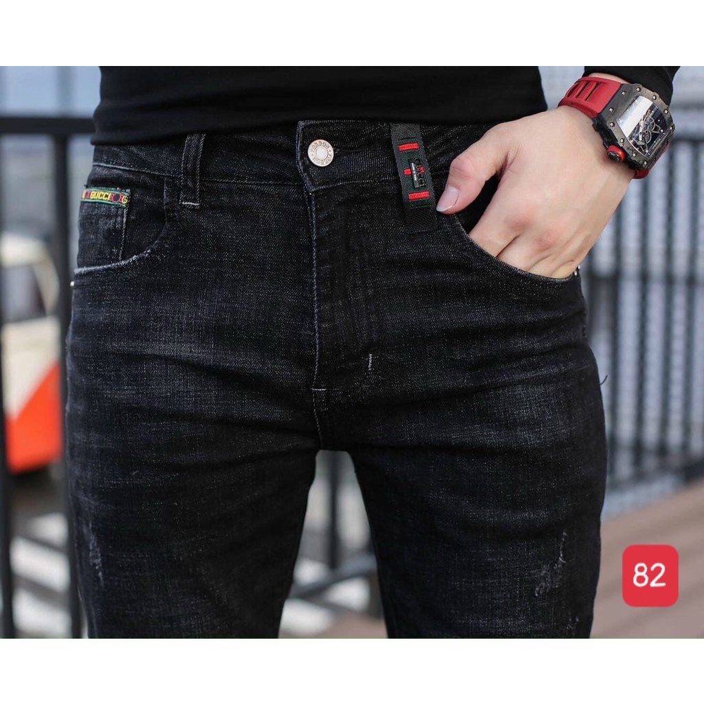 Quần Jean Nam Phối Rách ❤️FREESHIP❤️ Quần Bò Nam Thời Trang Cao Cấp Chuẩn Hàng Shop Tô Tồ Shop - QJNTT2