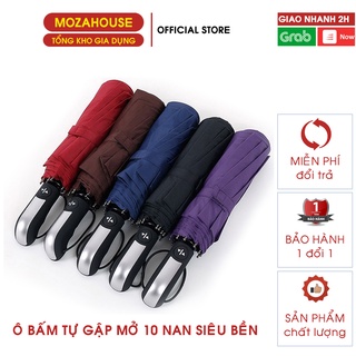 Ô dù 10 nan size lớn đóng mở tự động bằng nút bấm chống tia uv - dù bấm vải dù cao cấp hàng xuất nhật
