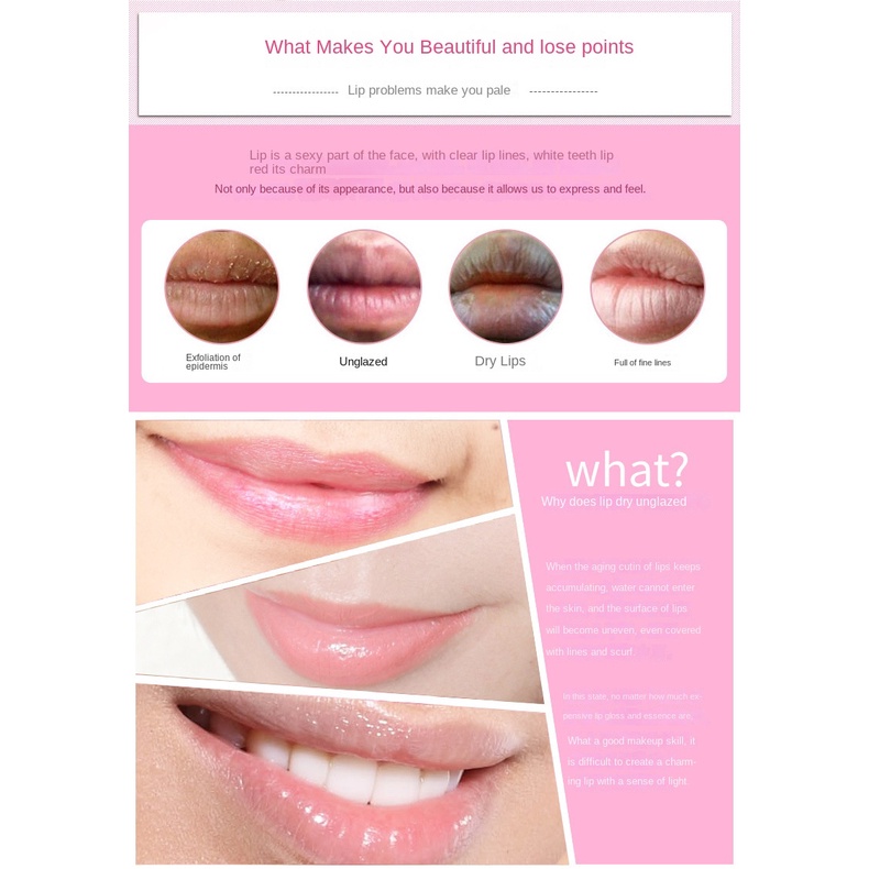 Mặt Nạ Môi Collagen Nuôi Dưỡng Làm Sáng Màu Môi