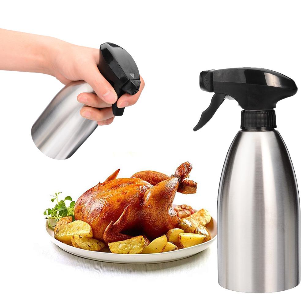 Bình Xịt Dầu Bằng Thép Không Gỉ Tiện Dụng Cho Tiệc Nướng BBQ