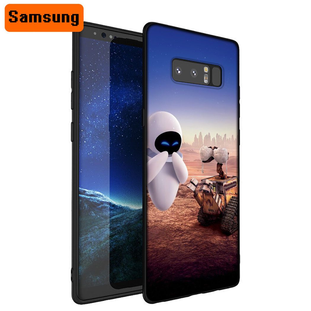 Đen Ốp Điện Thoại Silicon Mềm Hình Wall-e Robot Cho Samsung S10e S20 Fe Ultra S10 Lite Plus Xc59