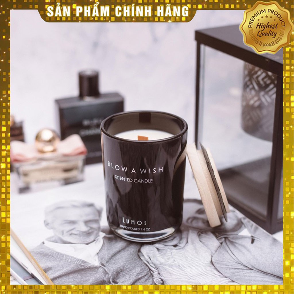 Nến thơm cao cấp Lumos (BLOW A WISH) Nến sáp tự nhiên xuất khẩu Mỹ &amp; EU  - NT113