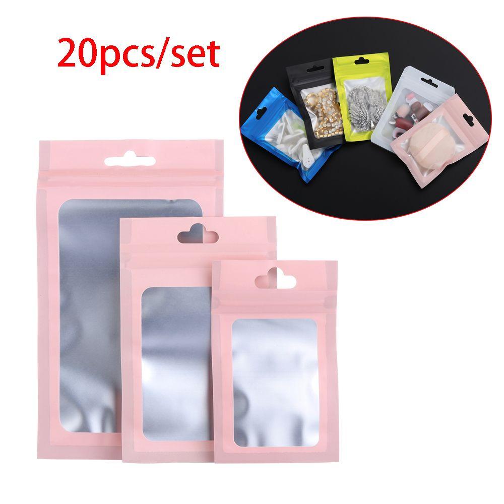 Set 20 Túi Nhựa Đựng Đồ Có Lỗ Treo Tiện Dụng