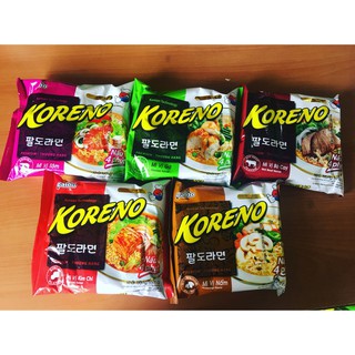Mì Koreno Thượng hạng các vị Bò/Gà/Tôm/Kim Chi gói 100g