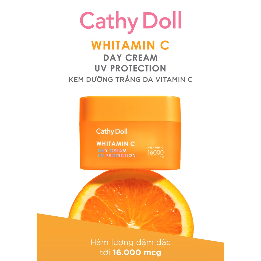 Kem dưỡng trắng da mờ thâm Cathy Doll Whitamin C Day Cream 50ml