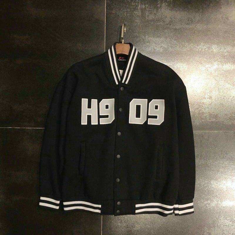 Áo khoác Bomber bóng chày Nam nữ H909 unisex Form Rộng ulzzang