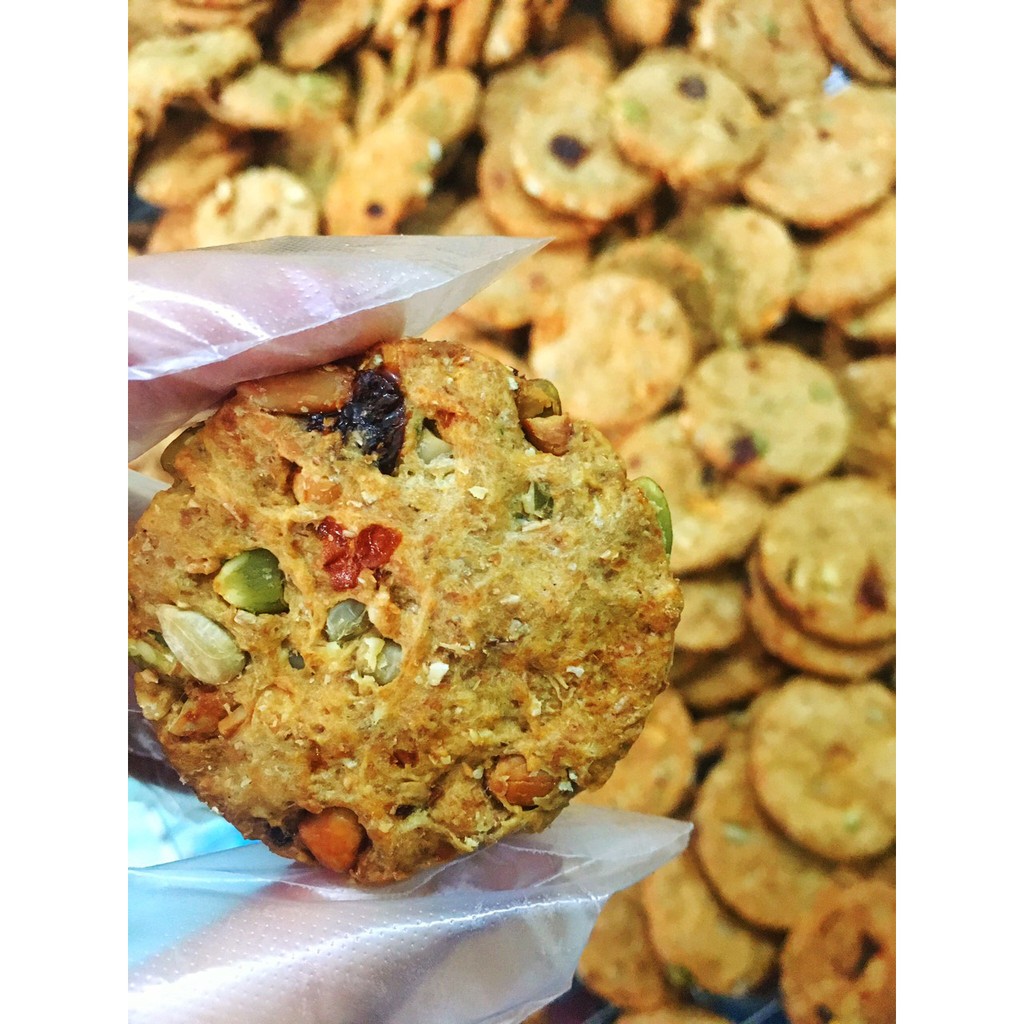 Bánh Ăn Kiêng 🍪 GIẢM CÂN 🍪 Cookie Yến Mạch Mix Hạt Tiểu Đường_ Bánh dành cho người tiểu đường ăn kiêng, giảm ký