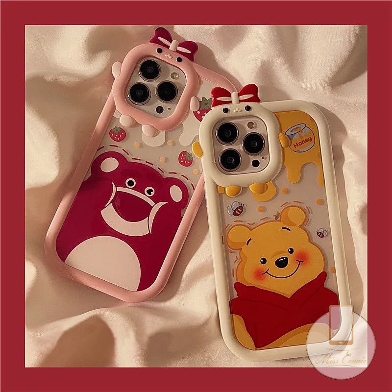 Ốp Điện Thoại TPU Mềm Chống Vỡ In Hình Gấu Pooh Dễ Thương Cho IPhone 11 12 14 13 Pro MAX 6 6S 7 8 Plus XR X XS MAX SE