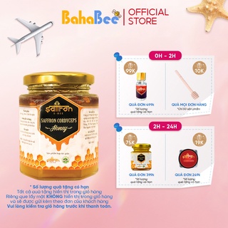 Mật ong mix Saffron Đông trùng hạ thảo 180ML