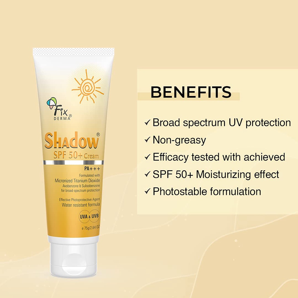 [Chính Hãng] Kem chống nắng Fixderma Shadow Gel SPF 30+, Cream SPF 50+ | Unknown Beauty