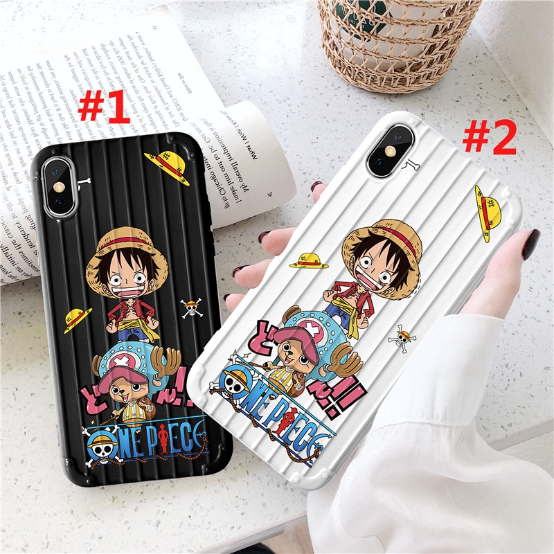 Ốp điện thoại in hoạt hình One Piece cho Iphone 6 6S 6Plus 6SPlus 7 8 7Plus 8Plus X Xr Xs XSMAX