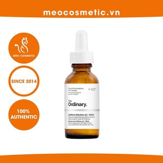 Serum The Ordinary Caffeine Solution 5% + EGCG 30ml Xóa Nhăn, Quầng Thâm, Bọng Mắt