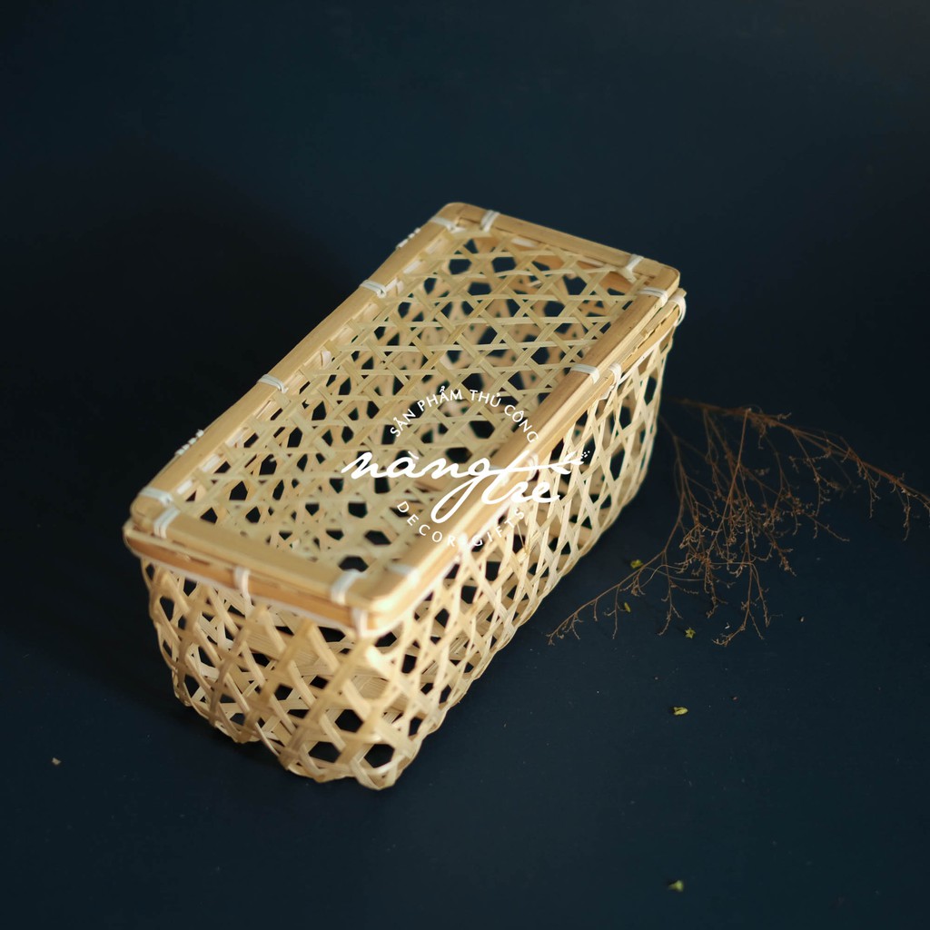 Hộp Chữ Nhật Đựng Quà Mây Tre Đan Thủ Công | BigBuy360 - bigbuy360.vn