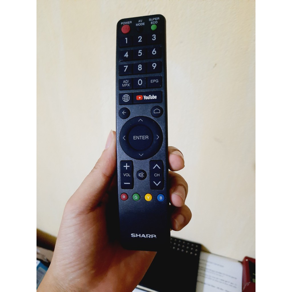 Remote Điều khiển tivi Sharp Smart TV- Hàng loại tốt mới 100% Tặng kèm Pin!!!