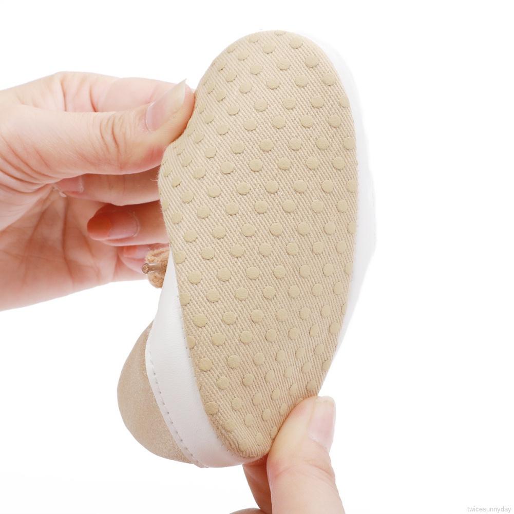 Giày thể thao da PU đế mềm chống trượt cho bé sơ sinh 0-18 tháng tuổi