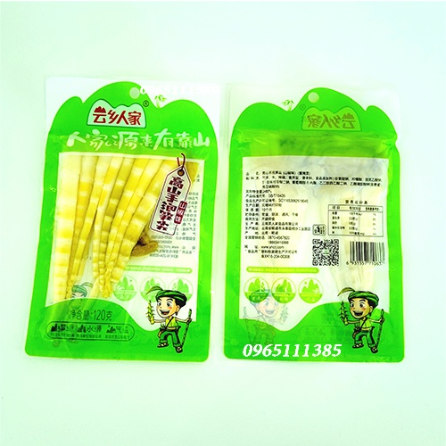 Măng Trúc Ngọn 100g - với Ớt Xanh Cay