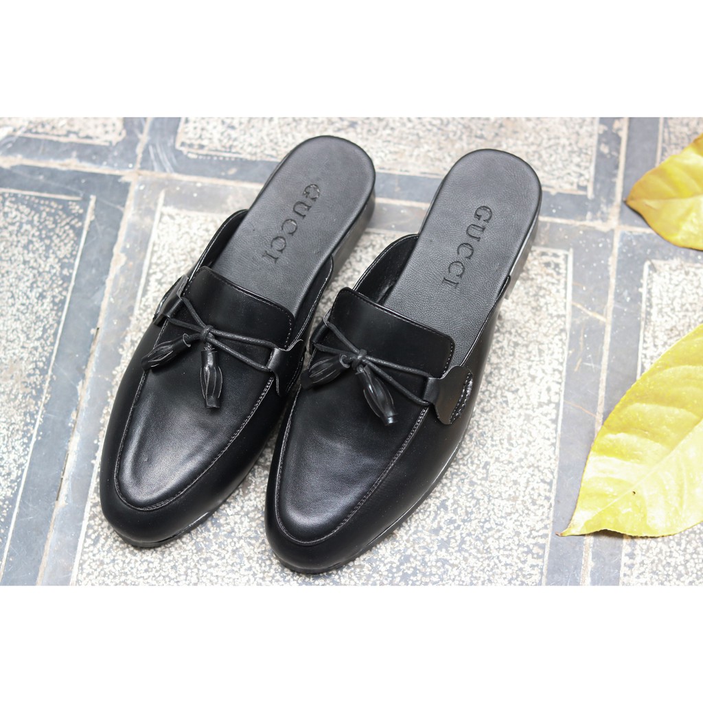Sục Chuông Da nam xả kho giá gốc- giày lười nam mùa hè-mã L172