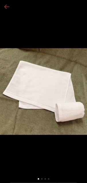 Khăn mặt trắng khách sạn, spa 100%cotton 30*50cm