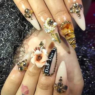 Móng giả ( nail ) thiết kế - hình thật