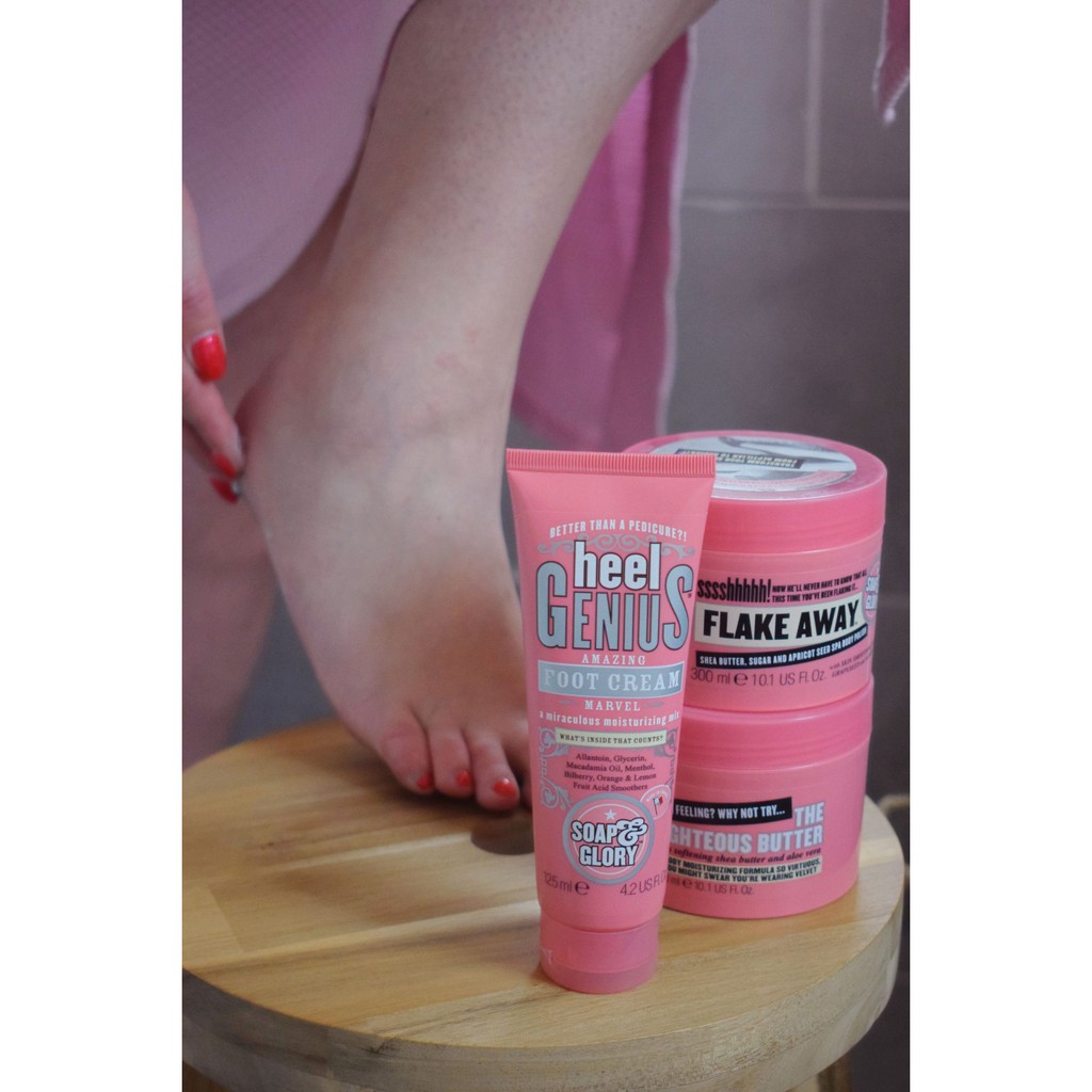 Kem dưỡng da chân Soap & Glory Heel Genius Foot Cream 125ml