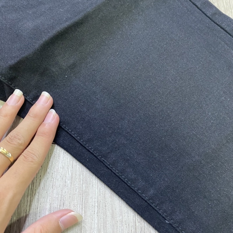 Quần bò nam đen trơn chất sịn học sinh 1529-2395, quần jean nam đen trơn dáng vừa dễ mix đồ, Bin Store