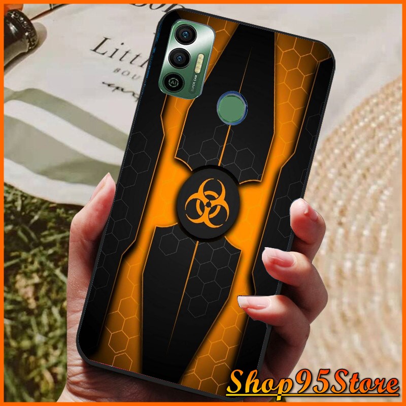 Ốp lưng Phủ bóng Tecno Spark 7 Spark 7T Spark 8C Pova 3 Spark 6 go Pop 5 Lte  Pova 2 họa tiết Matrix cao cấp