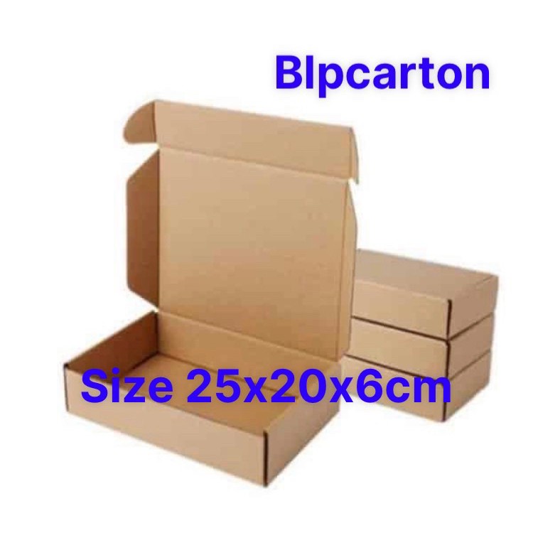 HỘP CARTON GÀI ĐỰNG QUẦN ÁO PHỤ KIỆN SIZE 25X20X6CM