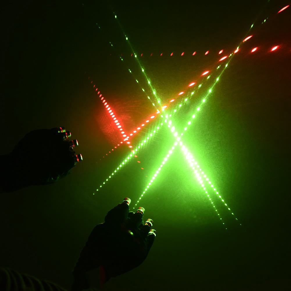 Găng Tay 4 màu Chiếu Sáng Laser